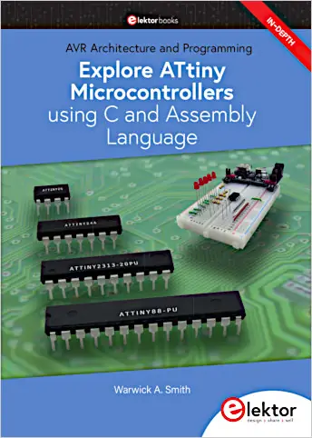 Explore ATtiny Microcontrollers using C and Assembly Language